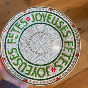 - ONE Anthropologie Festive Bistro Plate